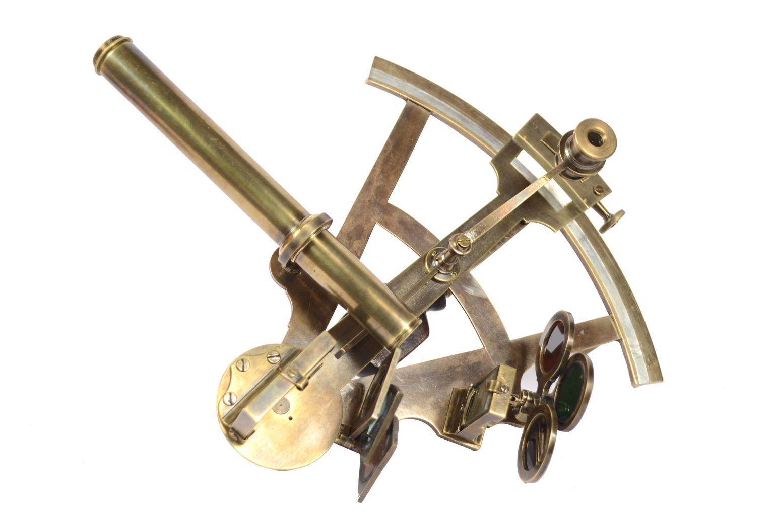 antiques/Code 5290 Antique brass sextant