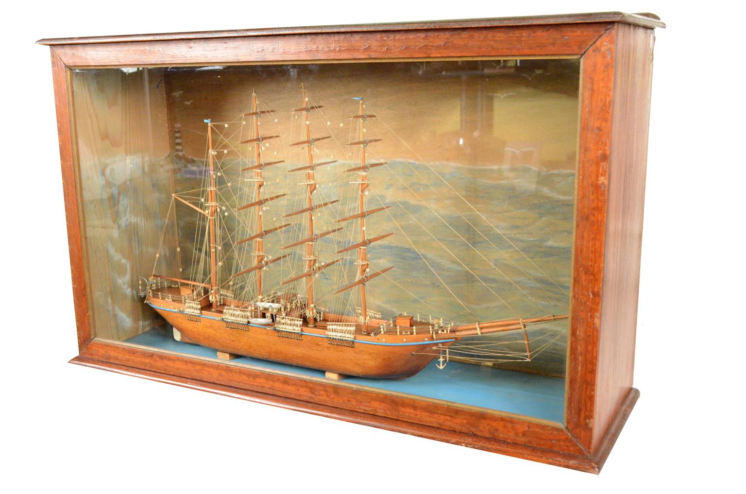 Nautical antiques/5577-Scale model of a ship