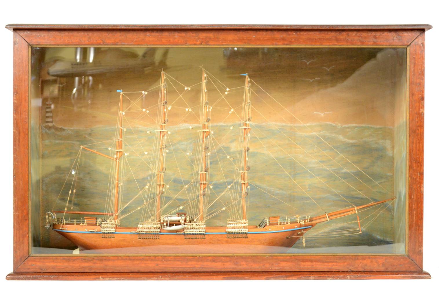 Nautical antiques/5577-Scale model of a ship