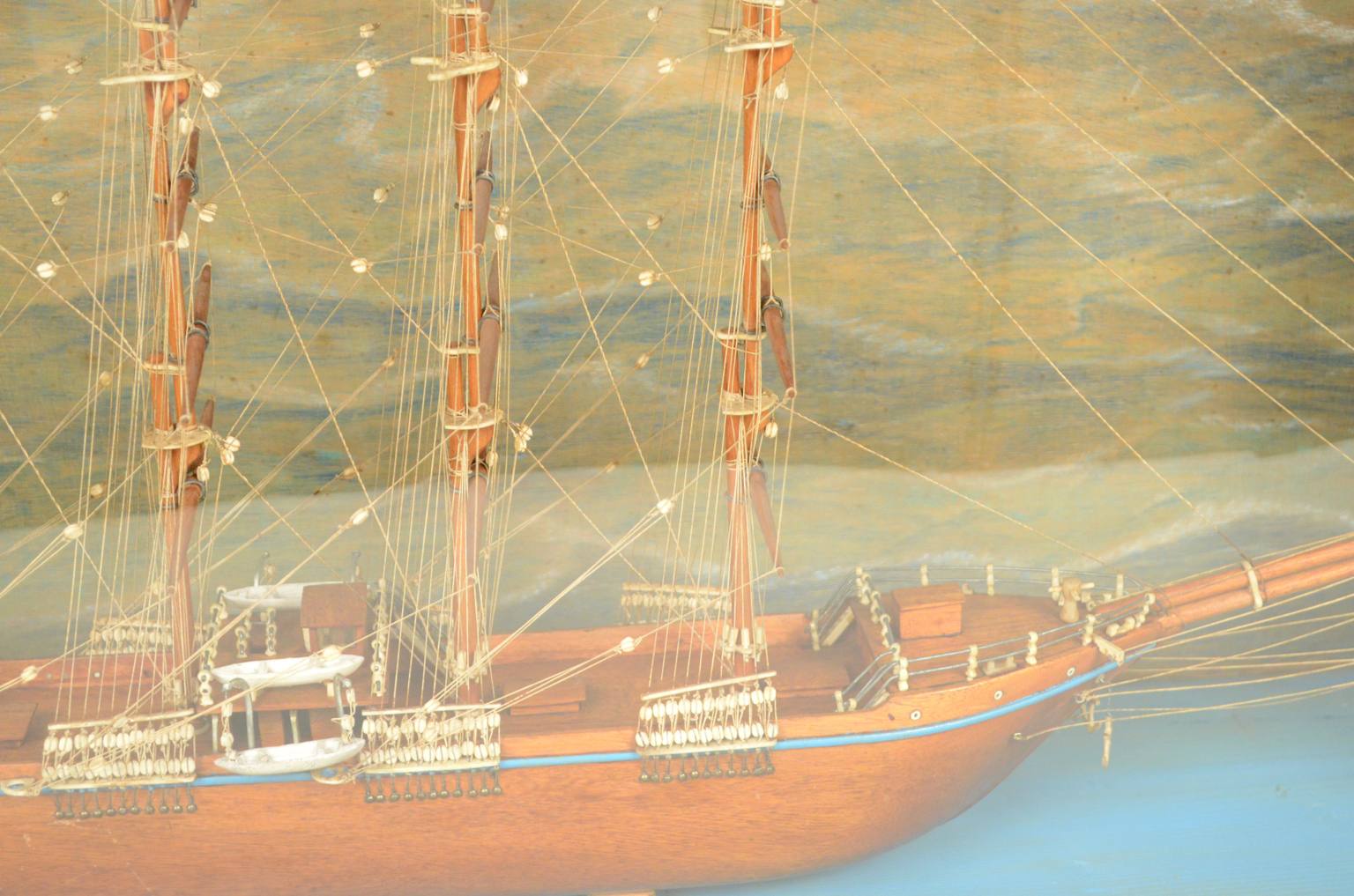 Nautical antiques/5577-Scale model of a ship