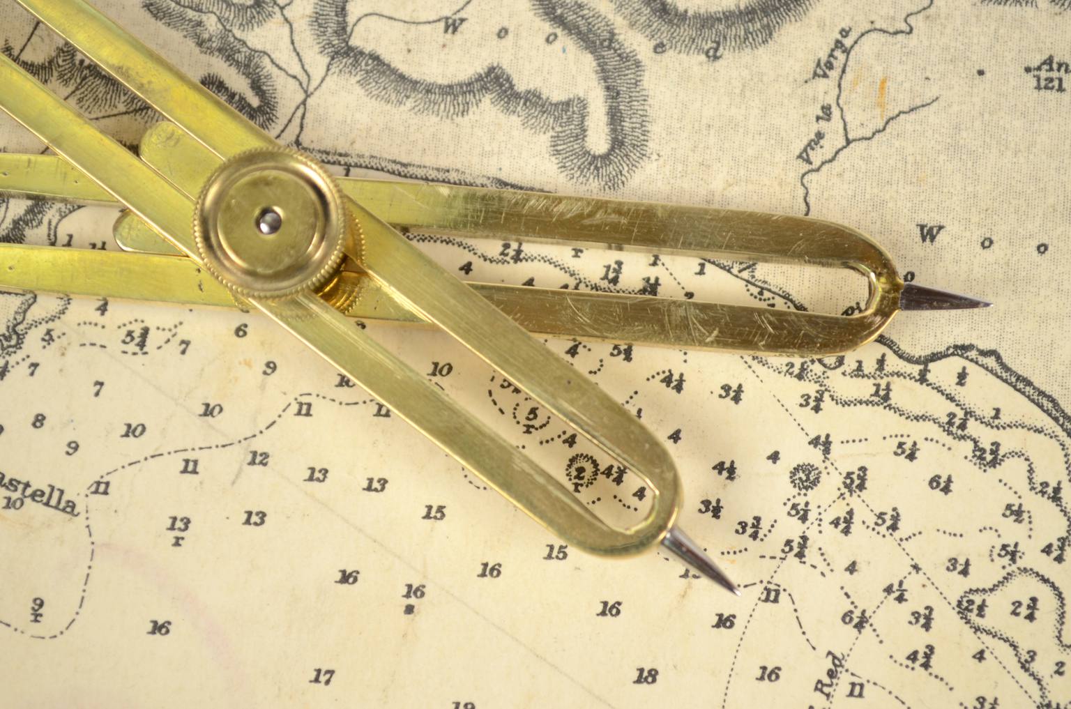 Antiquariato nautico/5680-Compasso antico