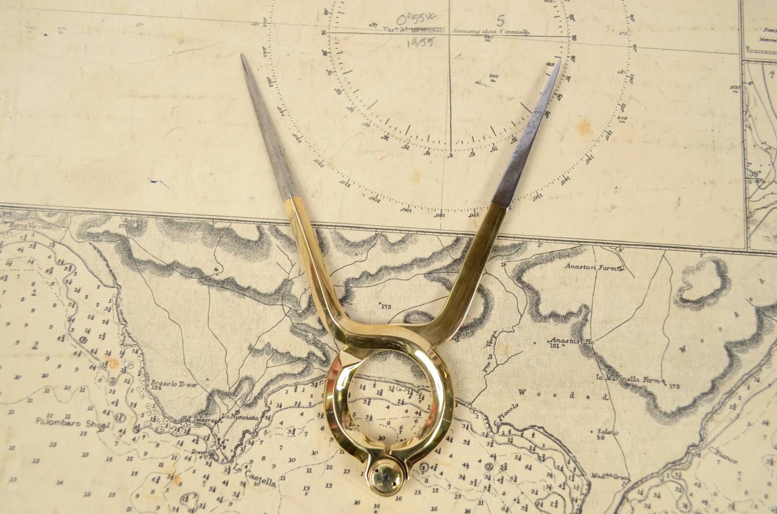 Antiquariato nautico/5775-Compasso da marina