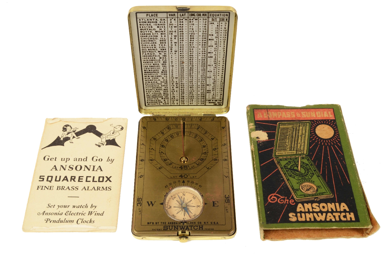 Bussole antiche/5833-Orologio Solare Bussola