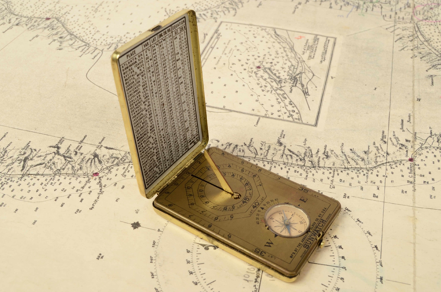 Bussole antiche/5833-Orologio Solare Bussola