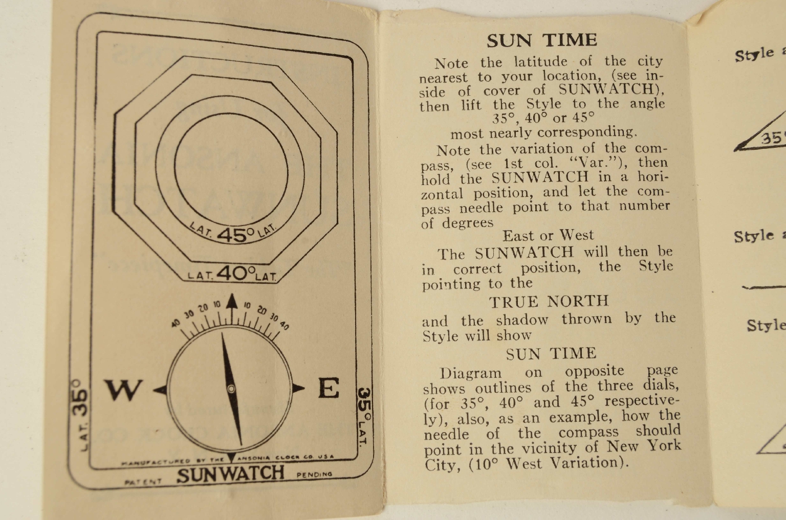 Bussole antiche/5833-Orologio Solare Bussola