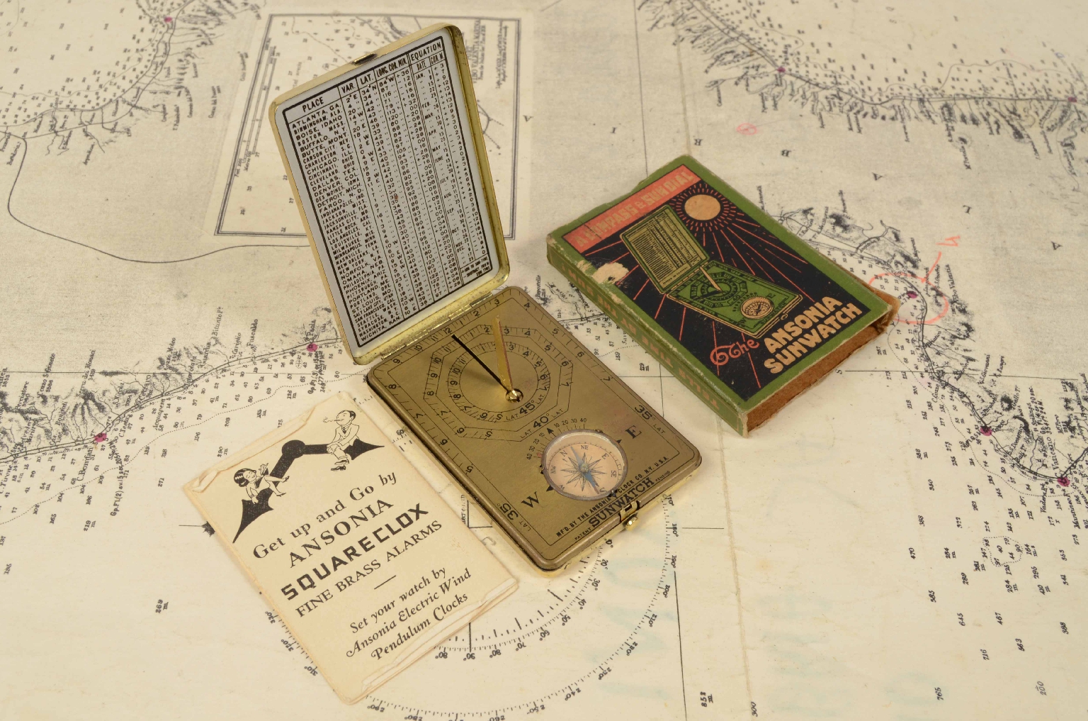 Bussole antiche/5833-Orologio Solare Bussola