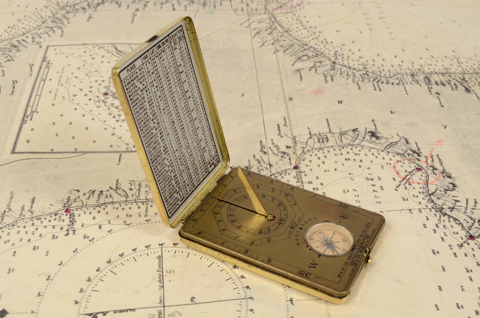 Bussole antiche/5833-Orologio Solare Bussola