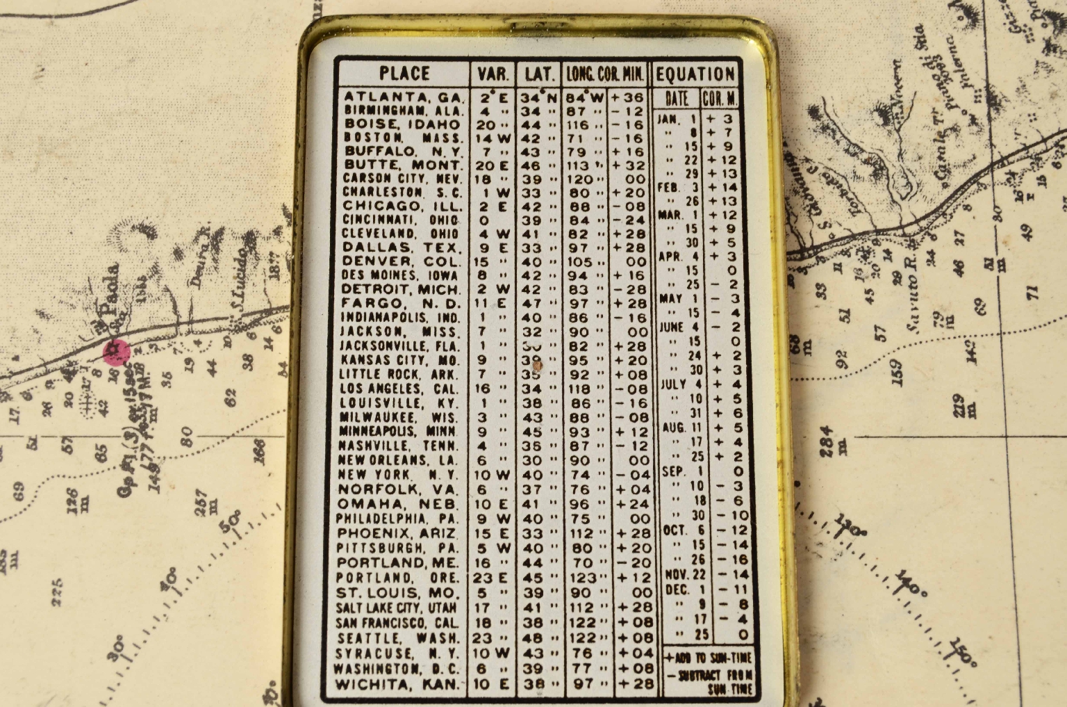 Bussole antiche/5833-Orologio Solare Bussola