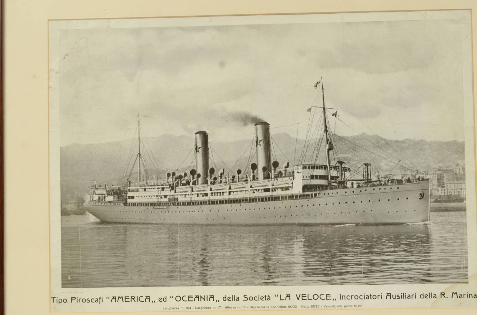 Nautical antiques/586-Oceania lithograph