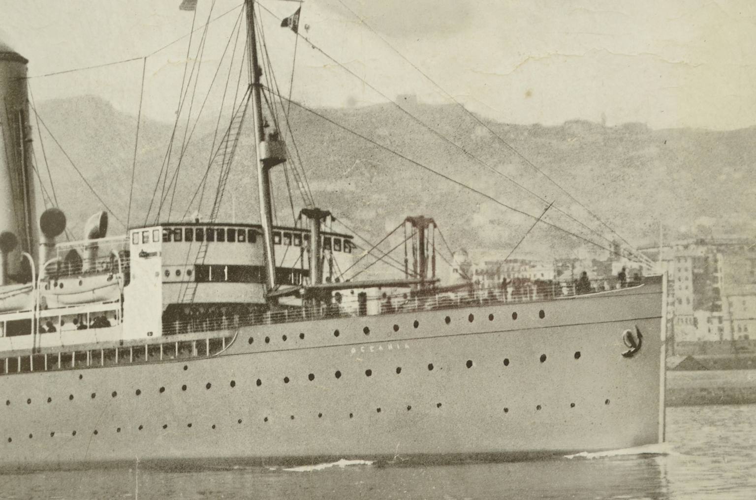 Nautical antiques/586-Oceania lithograph