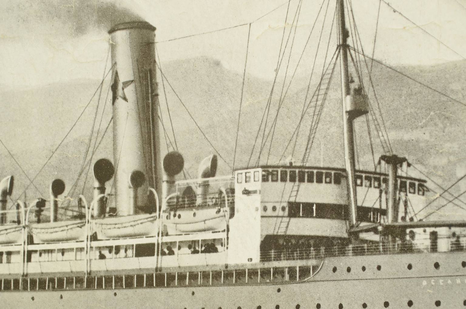 Nautical antiques/586-Oceania lithograph