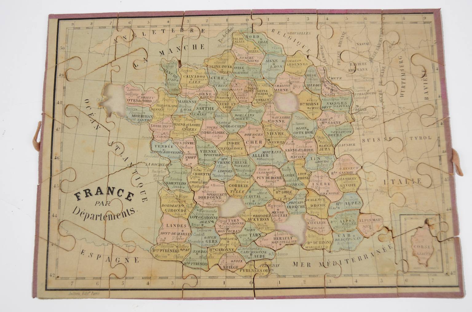 Globi-mappamondi antichi/6337-Puzzle mappamondo