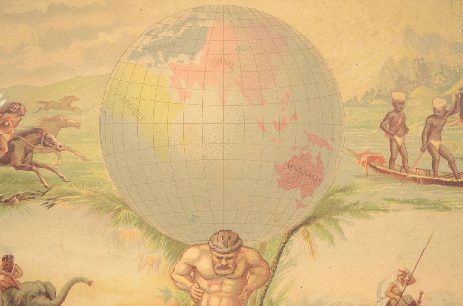Globi-mappamondi antichi/6337-Puzzle mappamondo