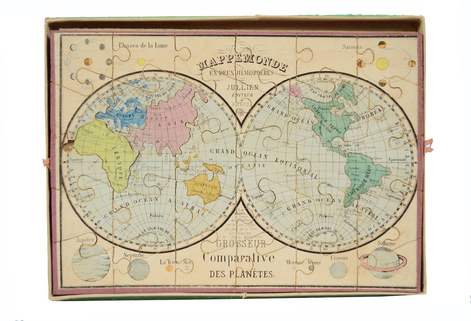 Globi-mappamondi antichi/6337-Puzzle mappamondo