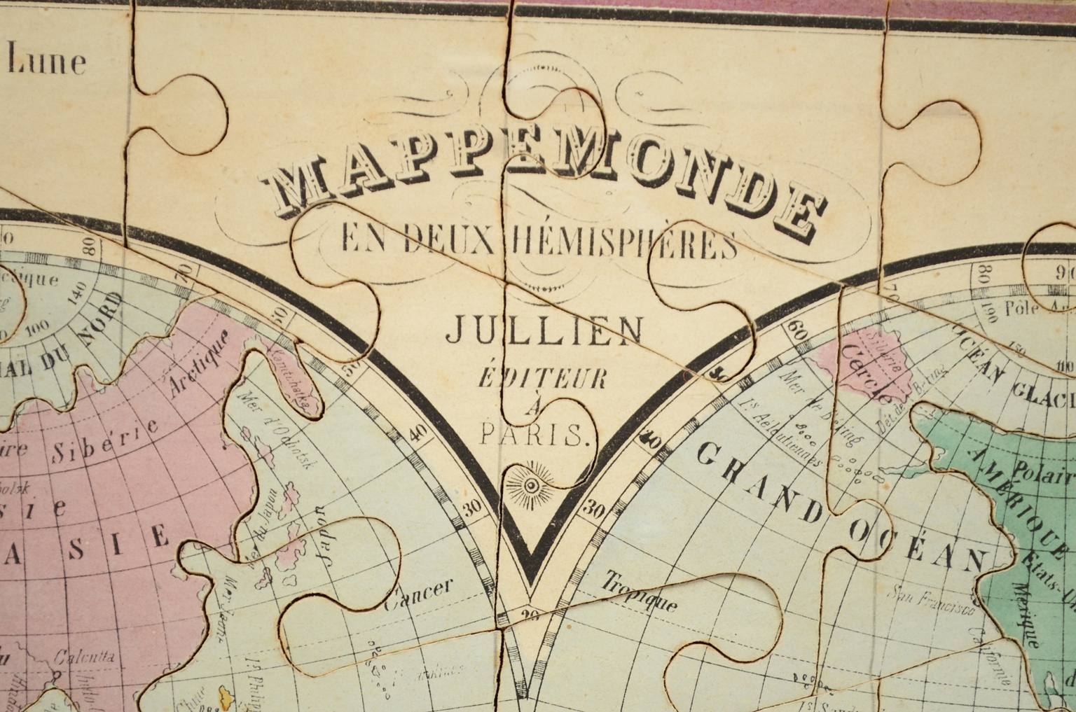 Antique globes-world maps/6337-World map puzzle