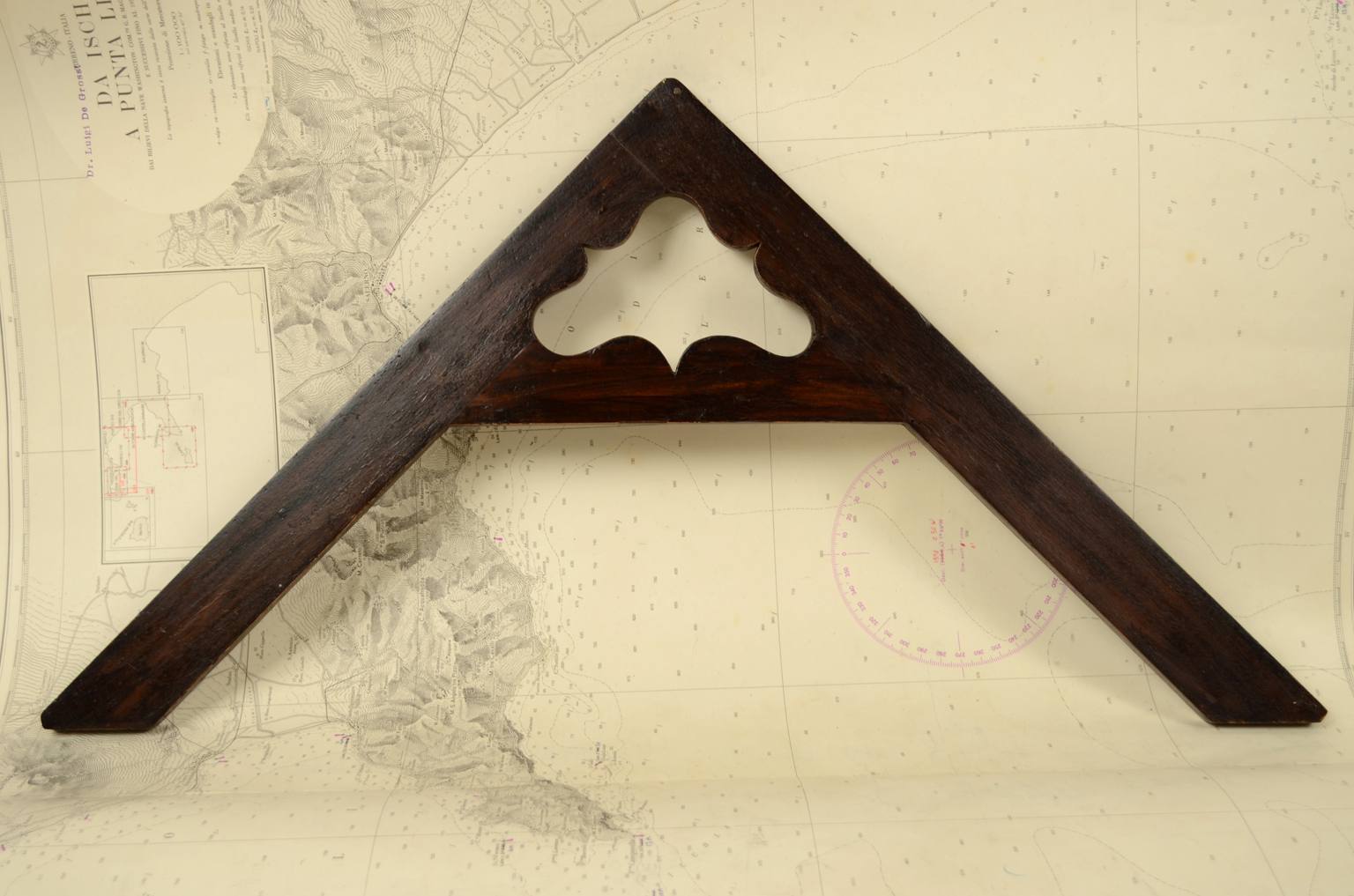 Strumenti di misura antichi/6078-Squadra da falegname