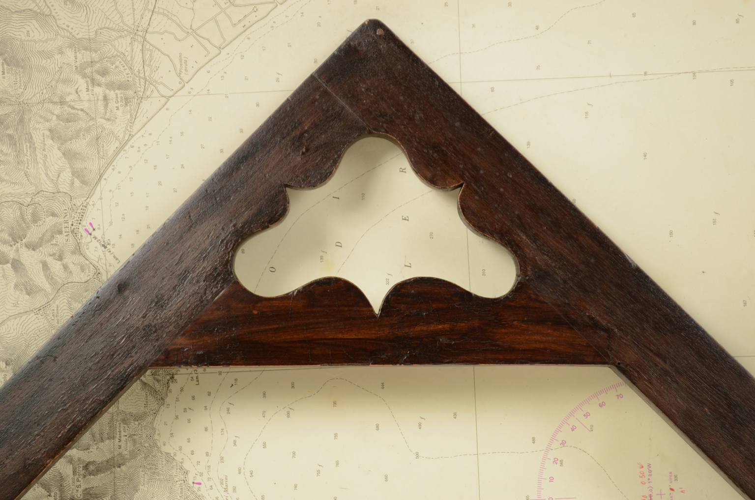 Strumenti di misura antichi/6078-Squadra da falegname