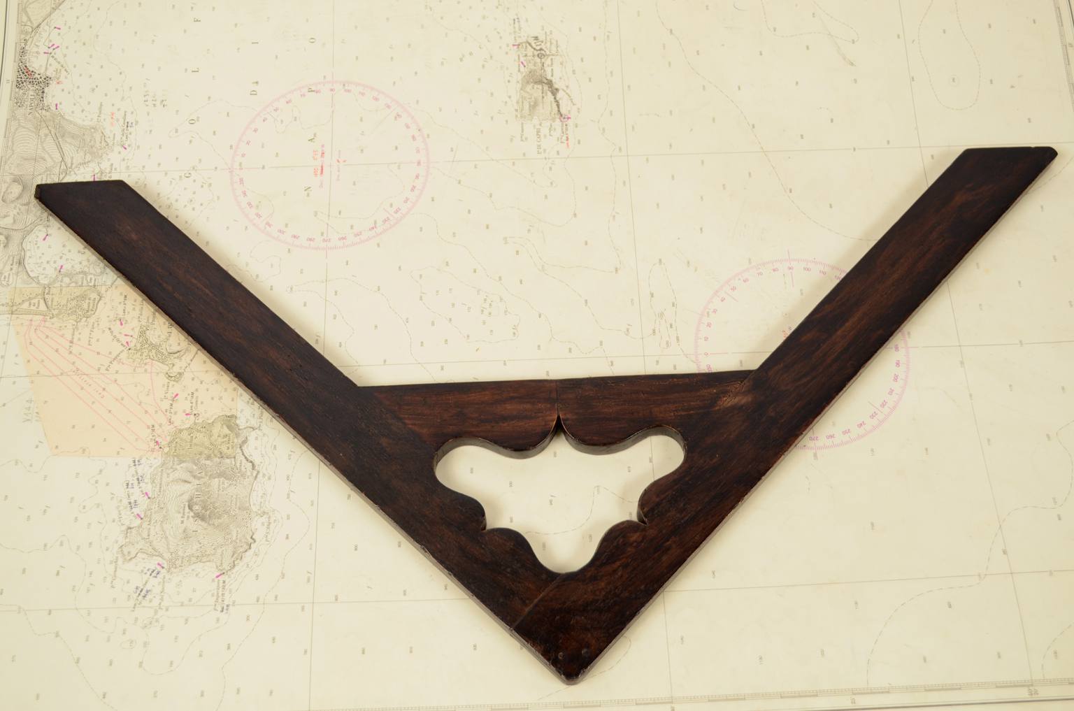 Strumenti di misura antichi/6078-Squadra da falegname