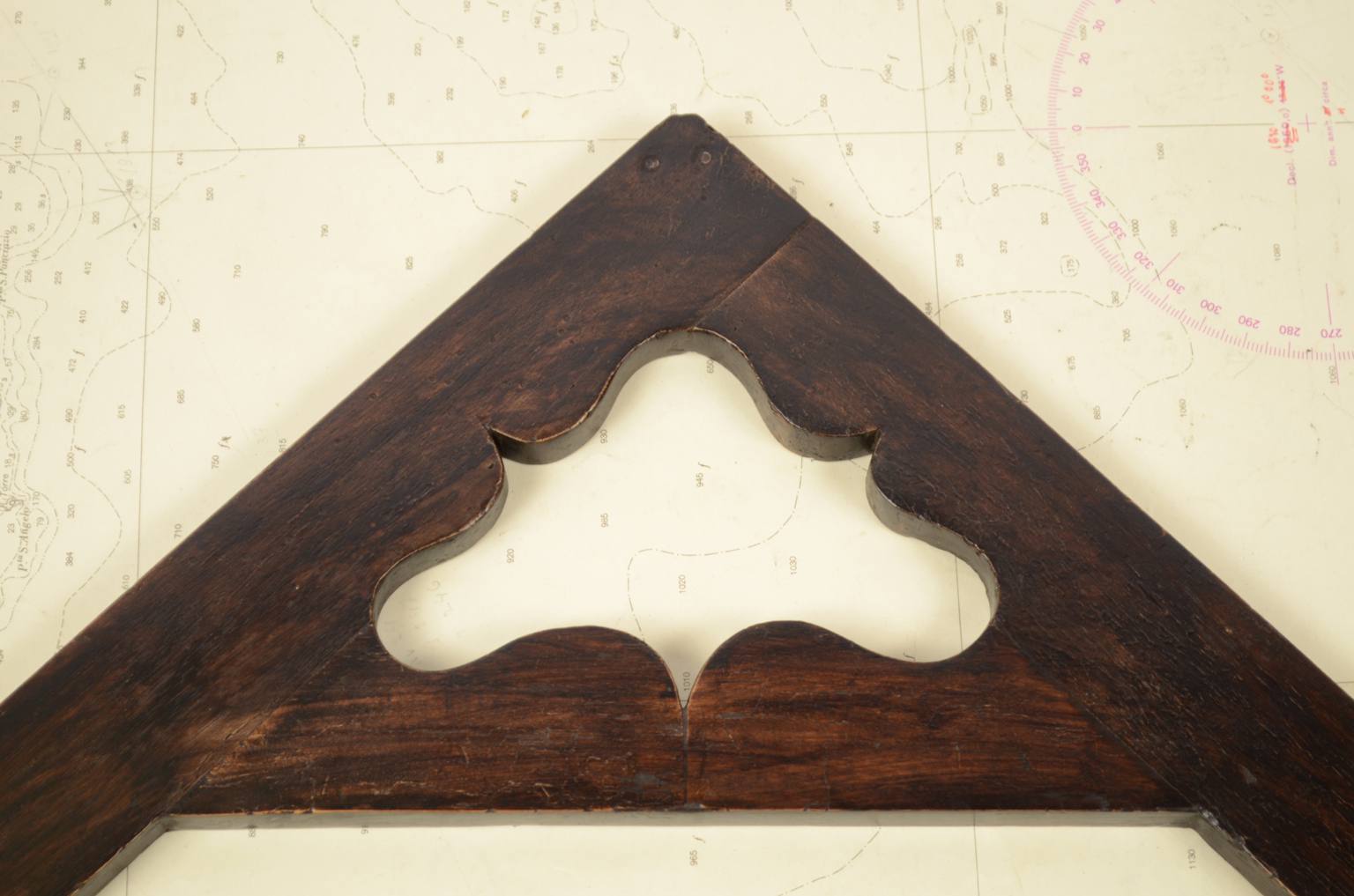 Strumenti di misura antichi/6078-Squadra da falegname