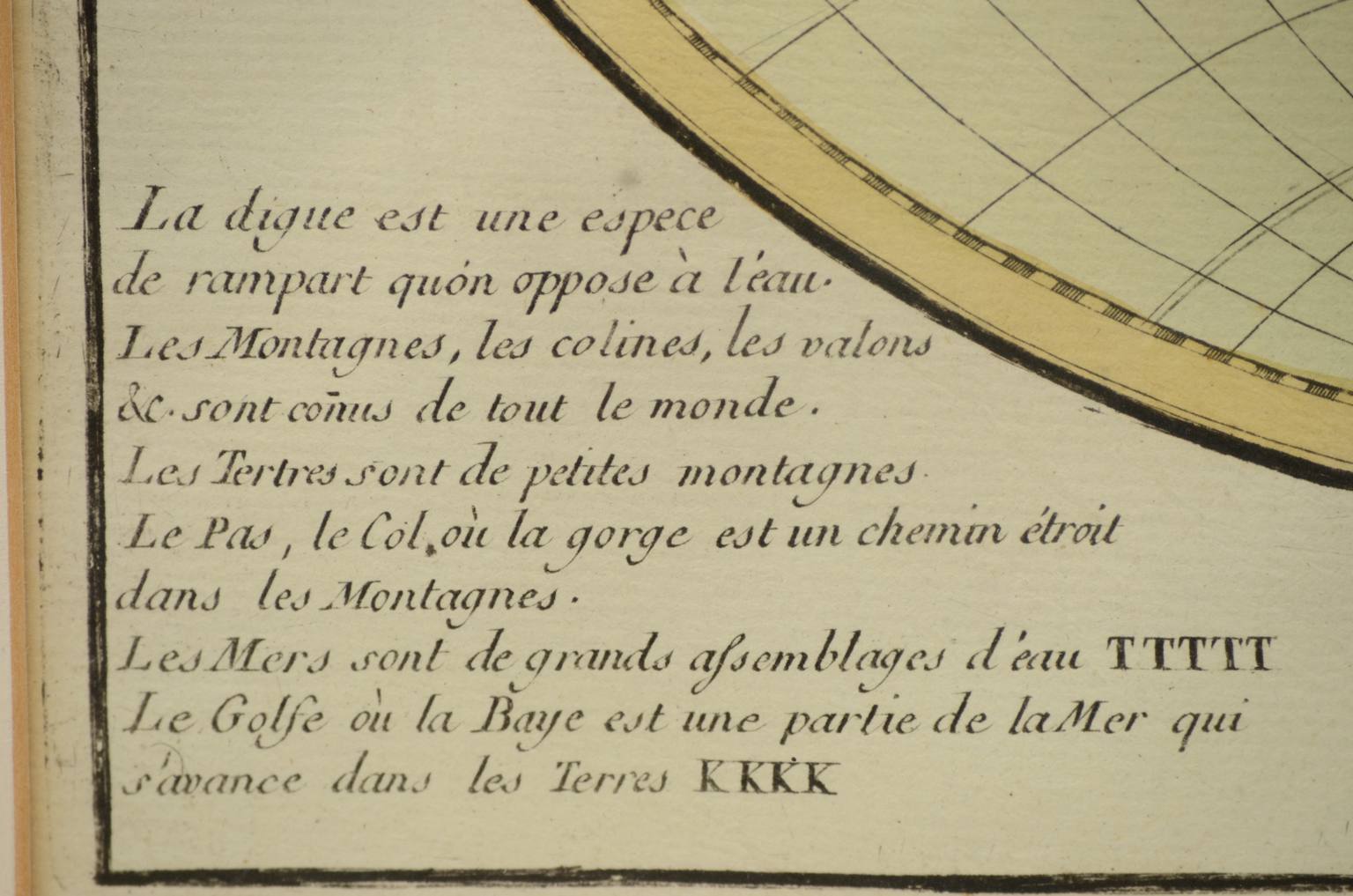 Globi-mappamondi antichi/608-Carta geografica epoca