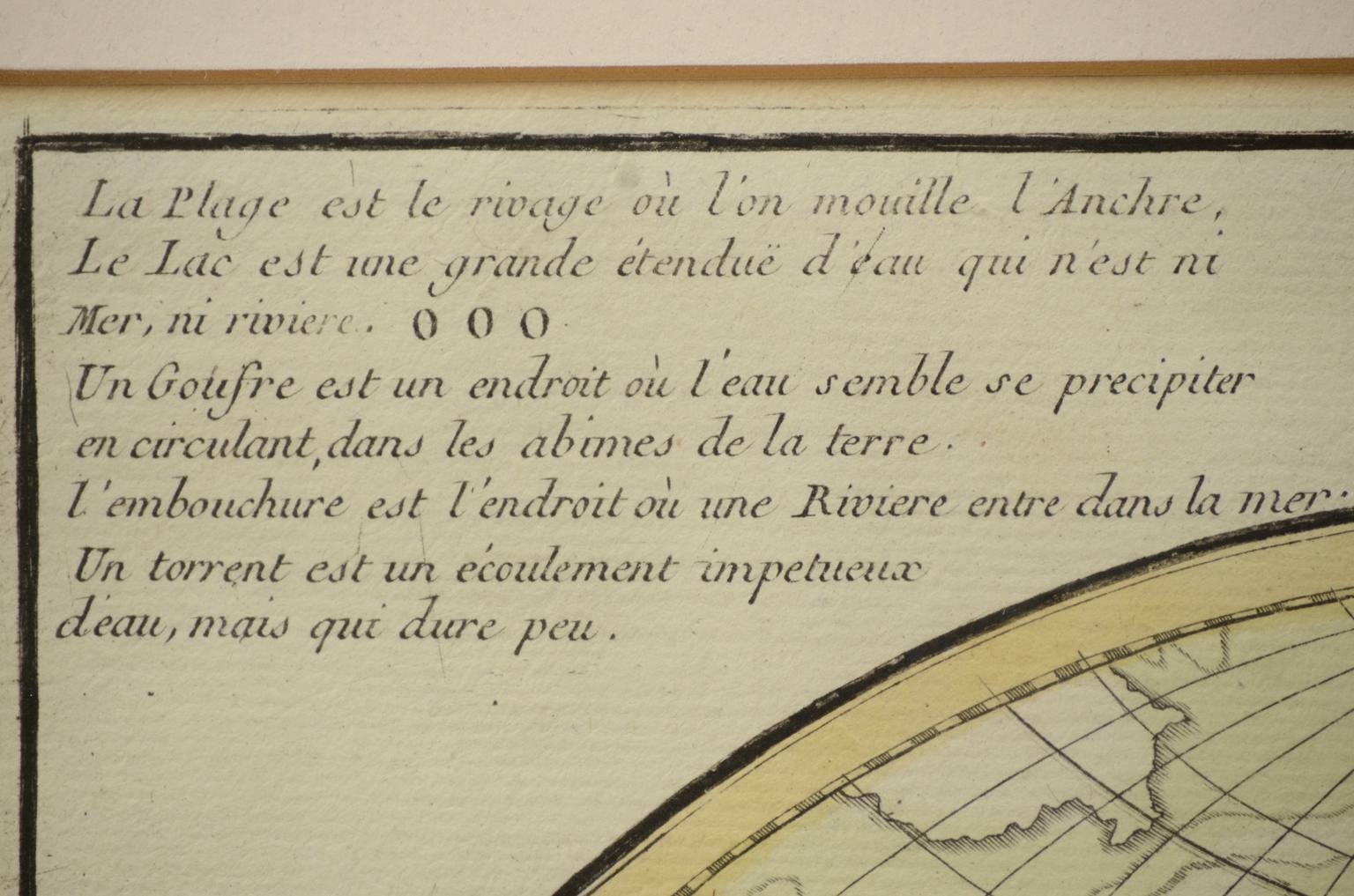 Globi-mappamondi antichi/608-Carta geografica epoca