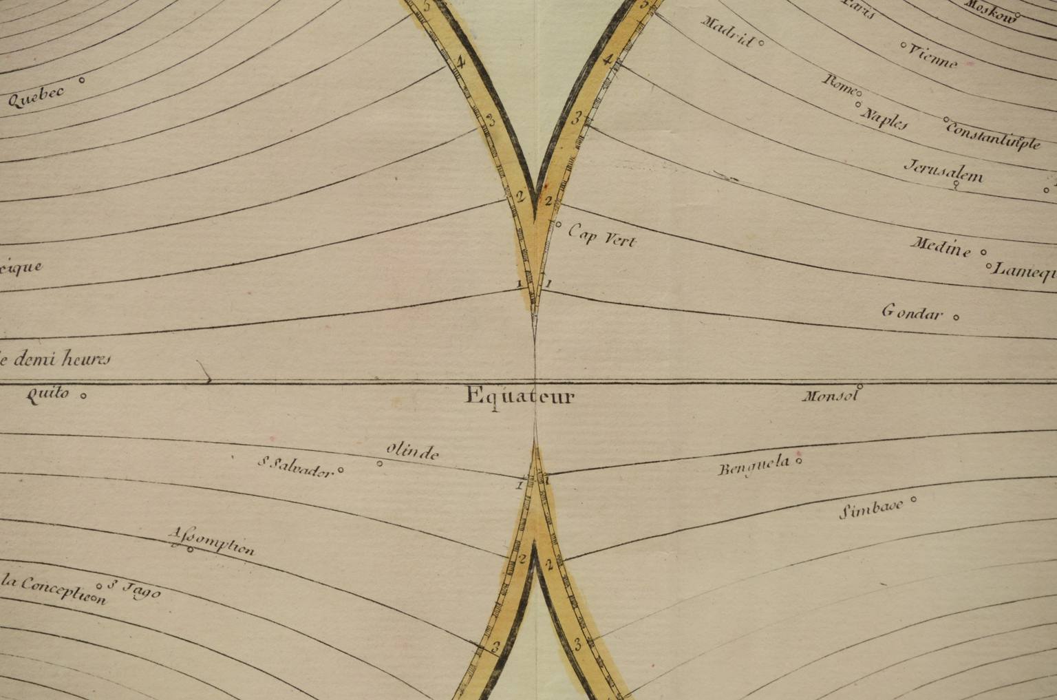 Globi-mappamondi antichi/609-Carta geografica epoca