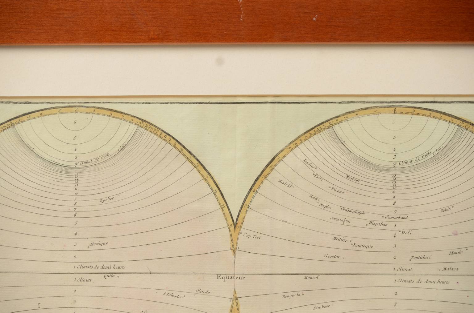 Globi-mappamondi antichi/609-Carta geografica epoca
