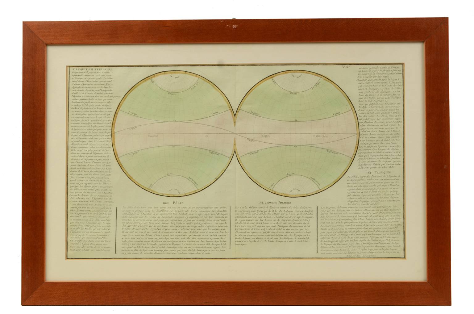 Antique globes-world maps/610-Antique geographic map