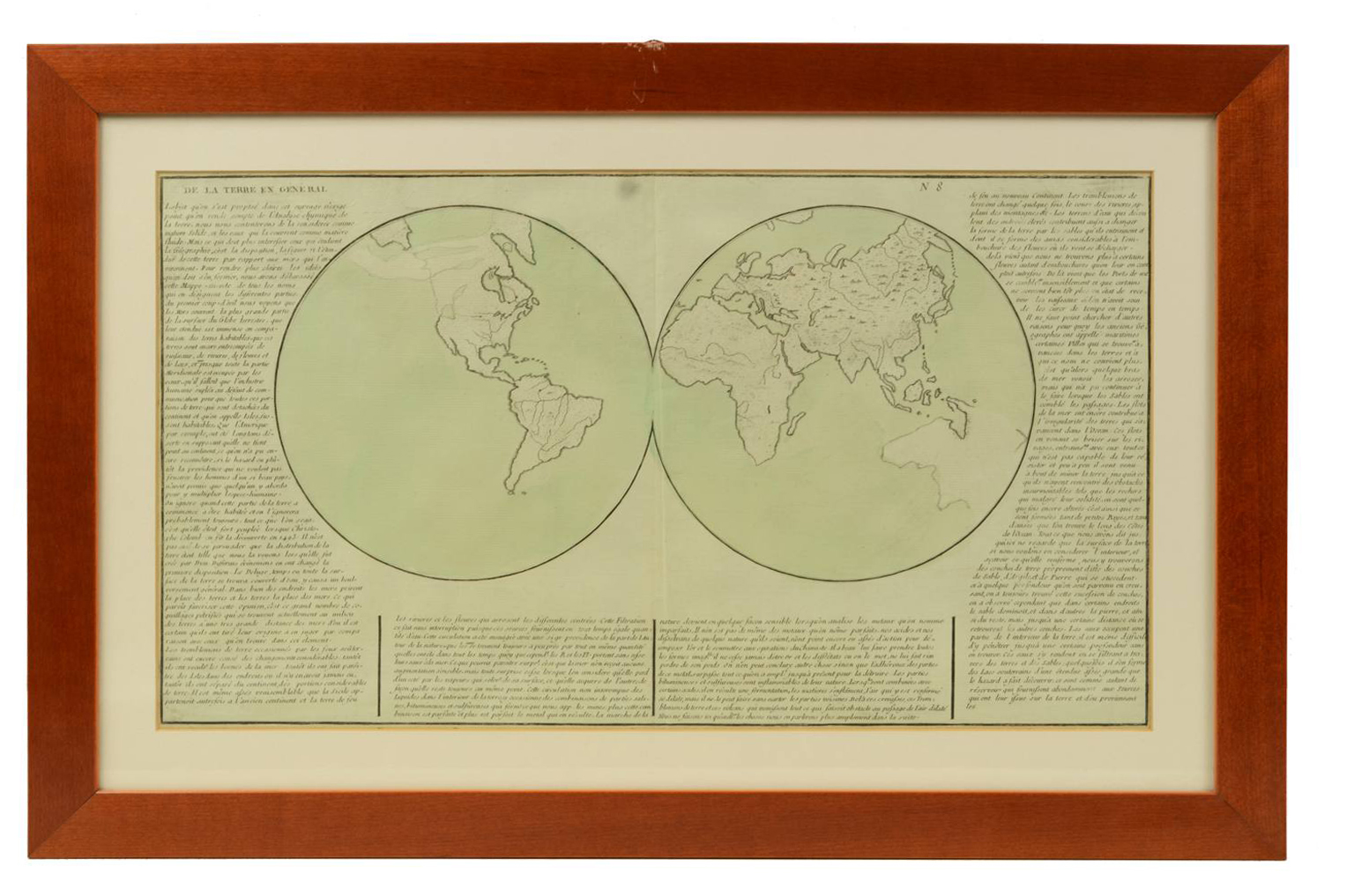 Globi-mappamondi antichi/611-Carta geografica epoca