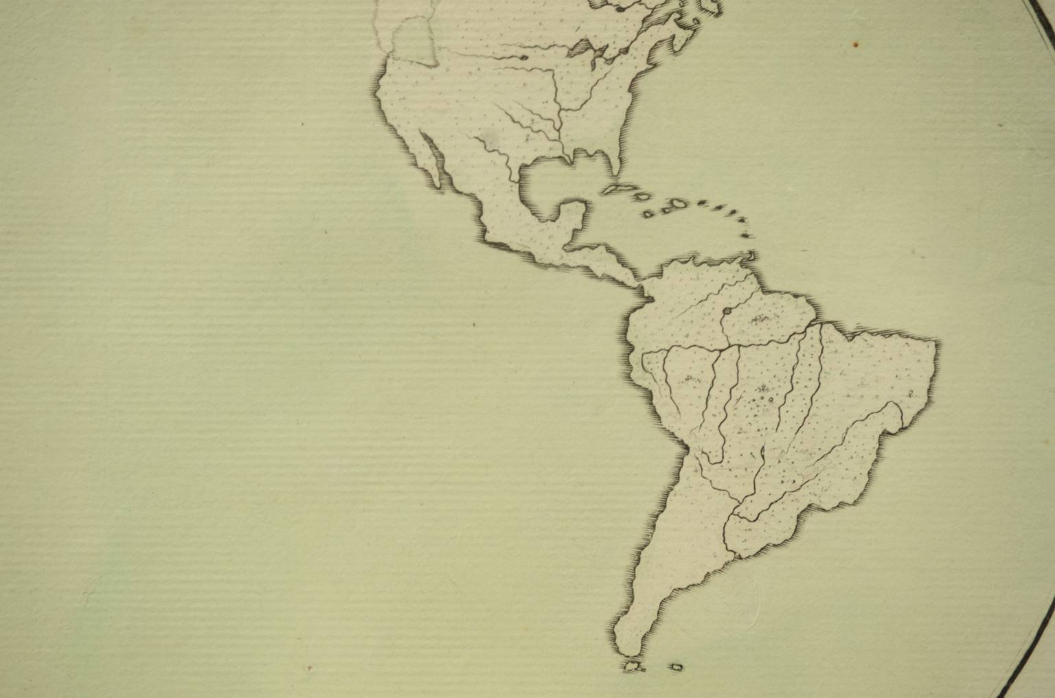 Antique globes-world maps/611-Antique geographic map