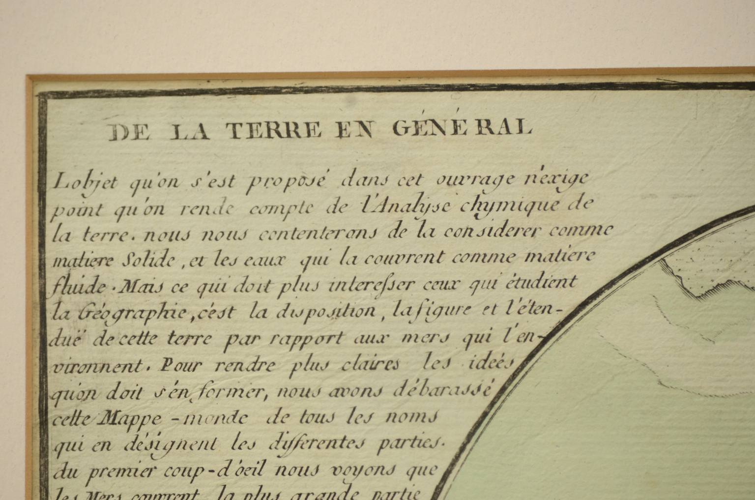 Globi-mappamondi antichi/611-Carta geografica epoca