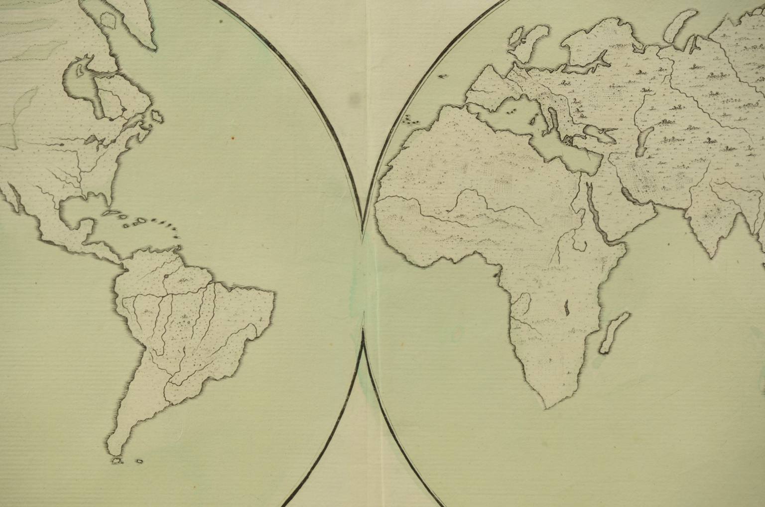 Antique globes-world maps/611-Antique geographic map