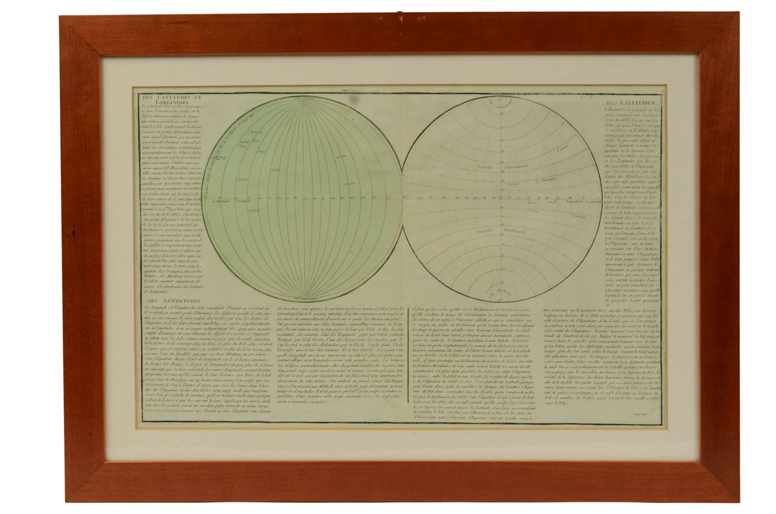 Antique globes-world maps/612-Antique geographic map