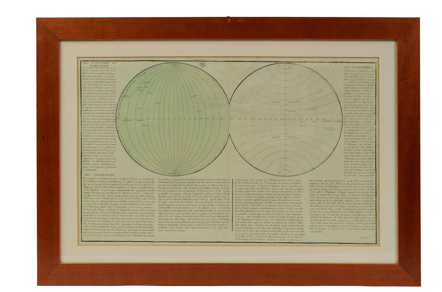 Globi-mappamondi antichi/612-Carta geografica epoca
