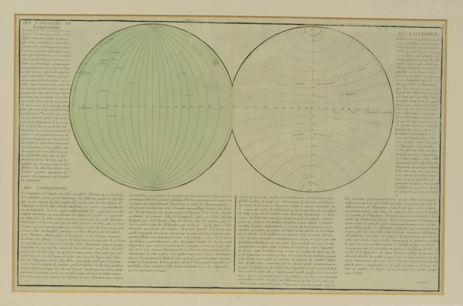Globi-mappamondi antichi/612-Carta geografica epoca