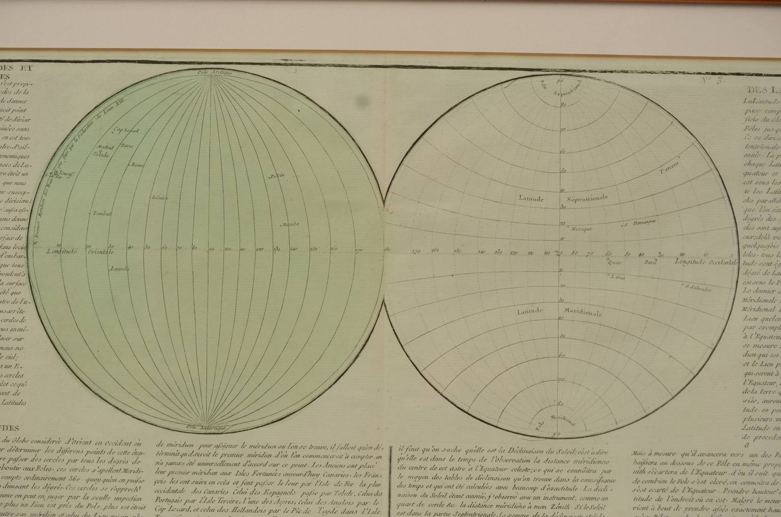 Globi-mappamondi antichi/612-Carta geografica epoca