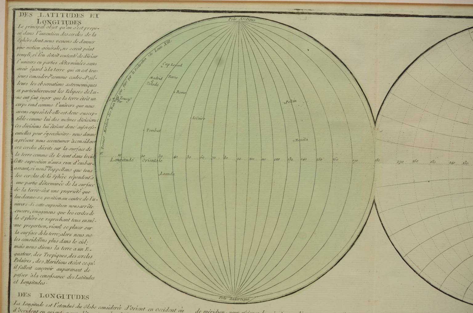 Antique globes-world maps/612-Antique geographic map