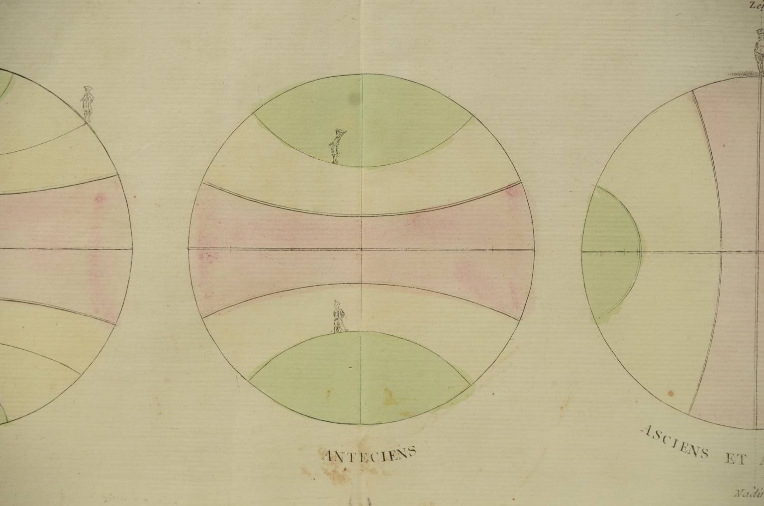 Globi-mappamondi antichi/613-Carta geografica epoca