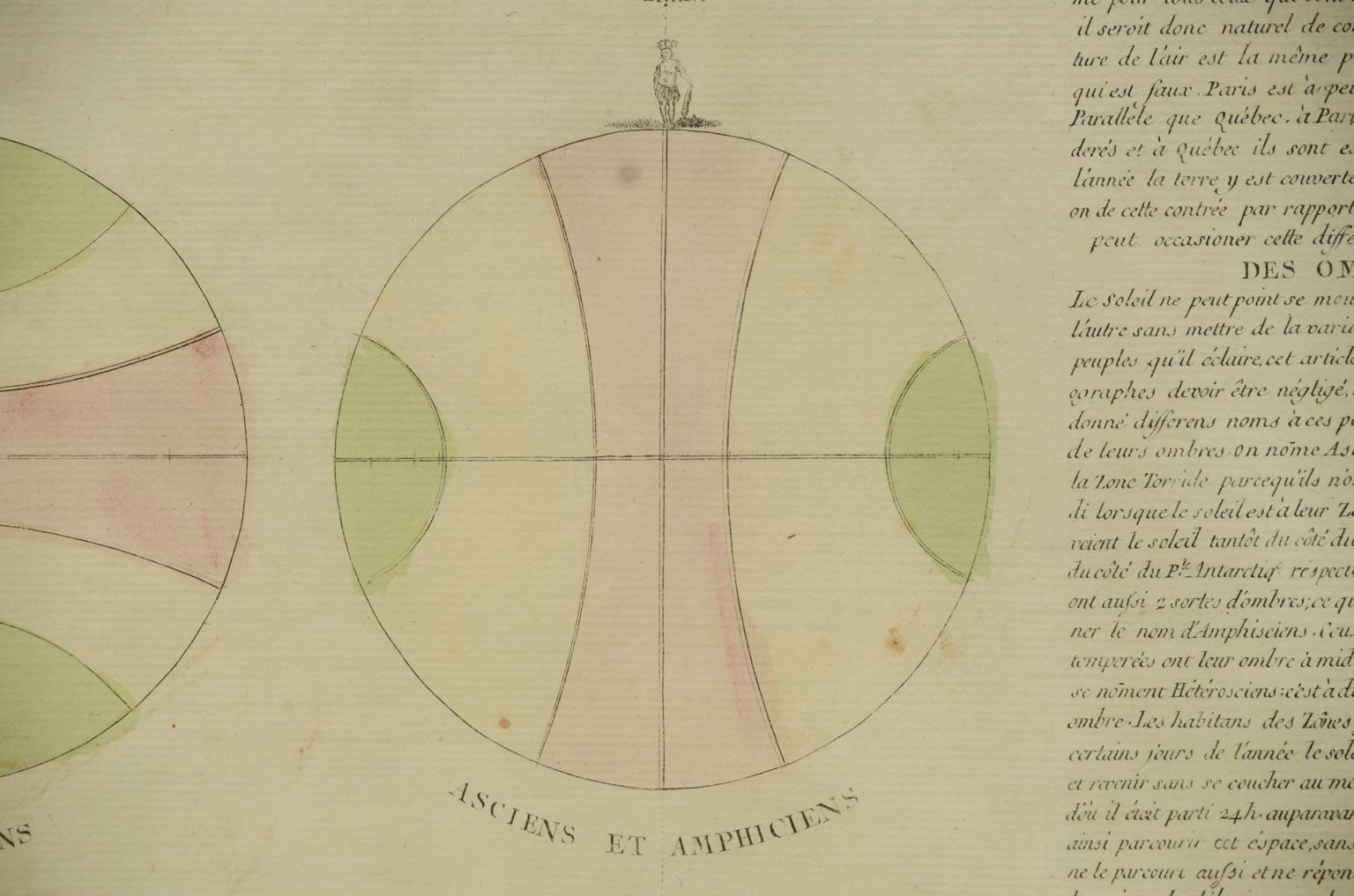 Globi-mappamondi antichi/613-Carta geografica epoca