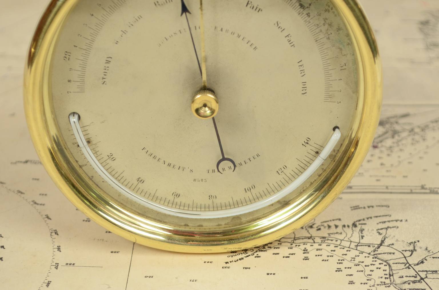 Antique barometers/6183A-Vintage barometer