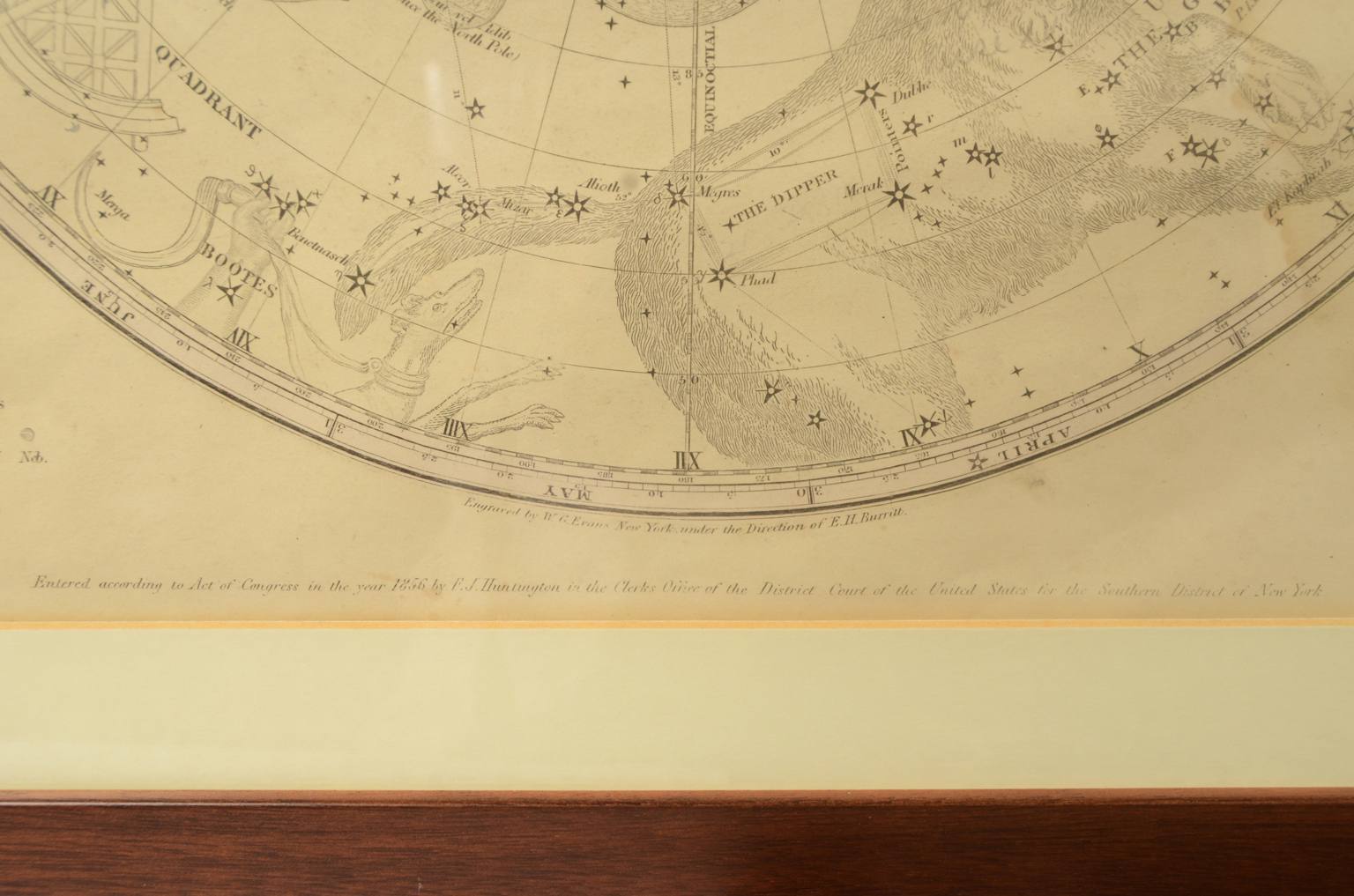 Strumenti astronomici antichi/620-Mappa costellazioni