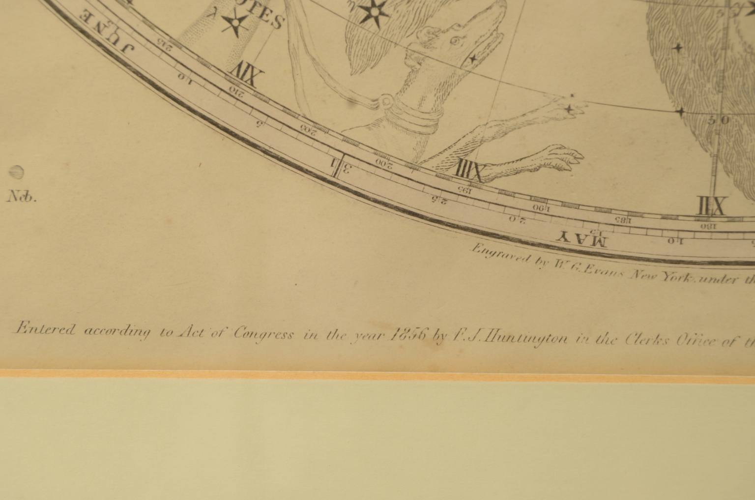 Strumenti astronomici antichi/620-Mappa costellazioni
