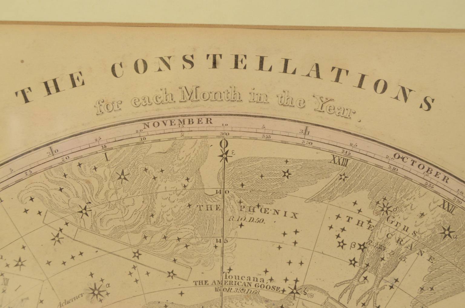 Strumenti astronomici antichi/620-Mappa costellazioni