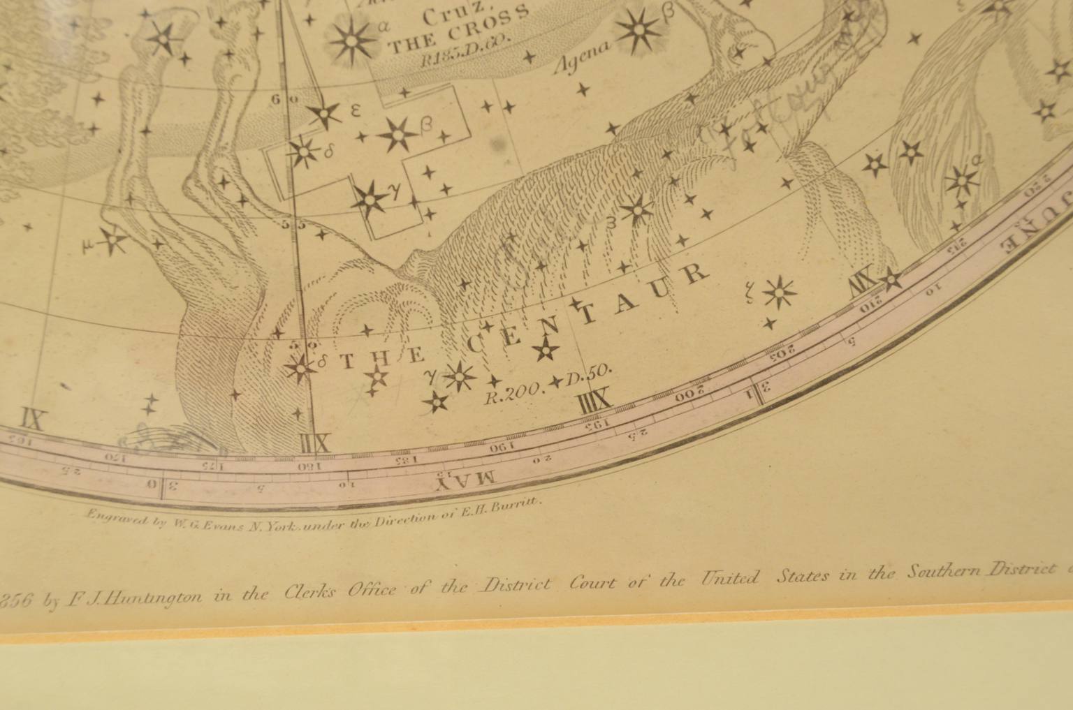 Strumenti astronomici antichi/620-Mappa costellazioni
