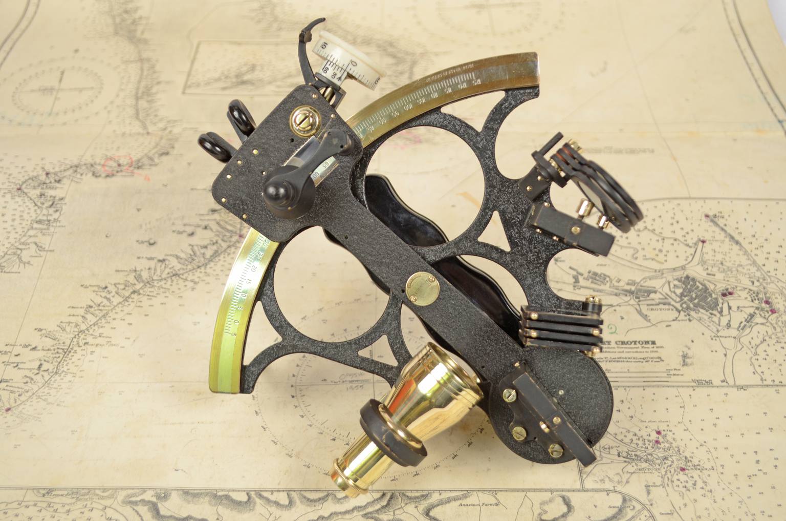 Antiquariato nautico/6225-Sestante antico