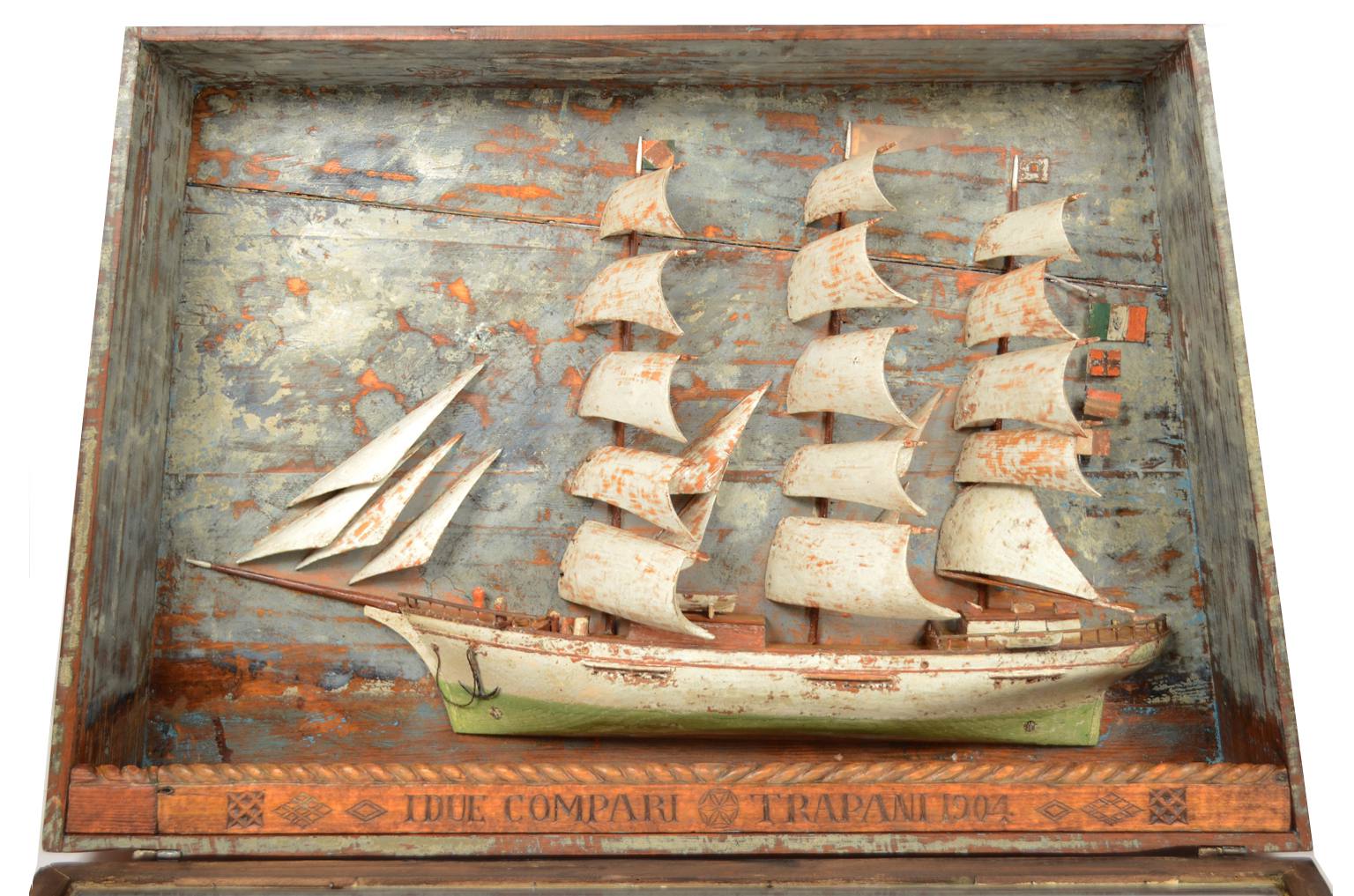 Nautical antiques/6328-Nautical diorama