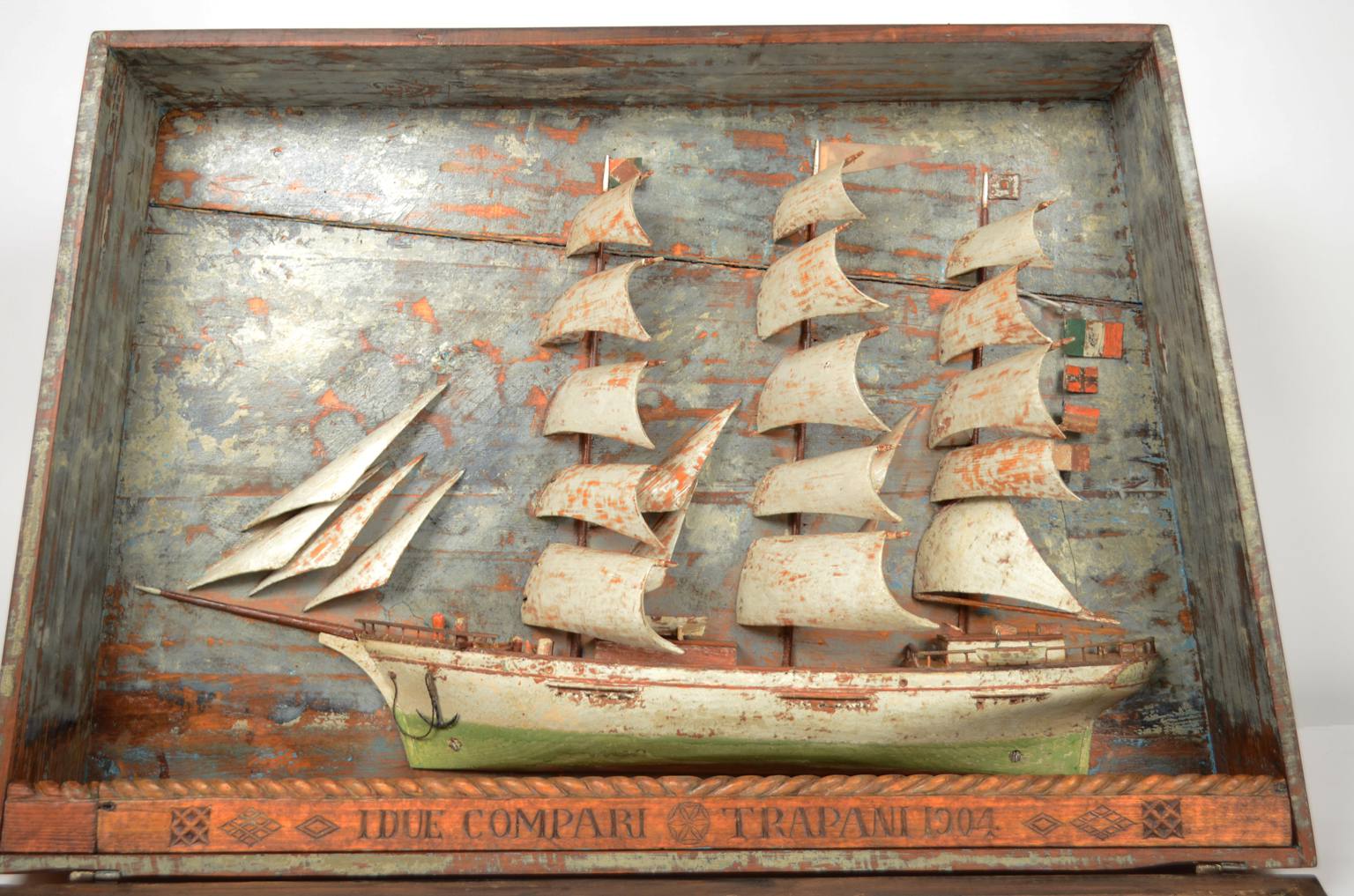 Nautical antiques/6328-Nautical diorama