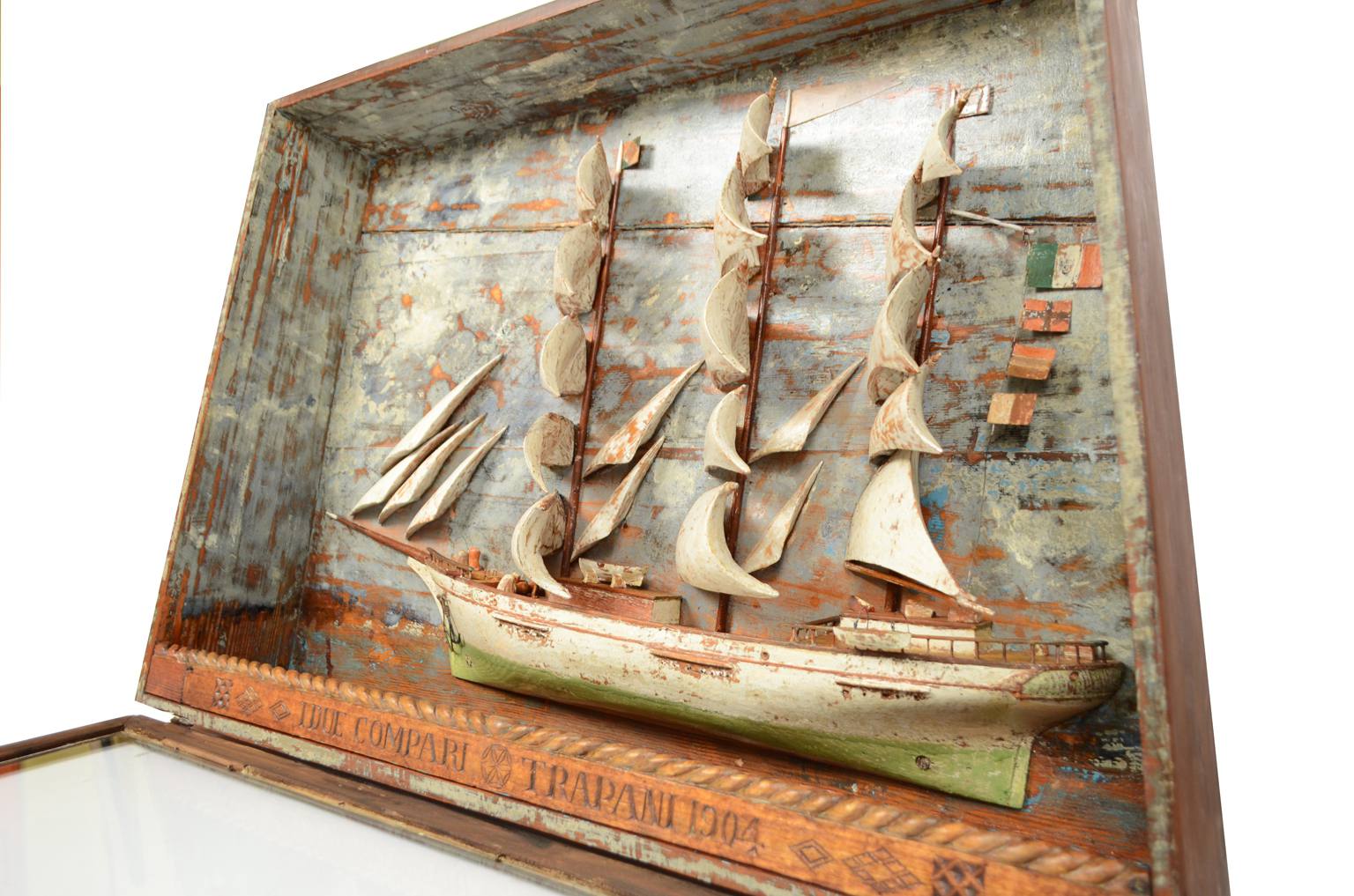 Nautical antiques/6328-Nautical diorama