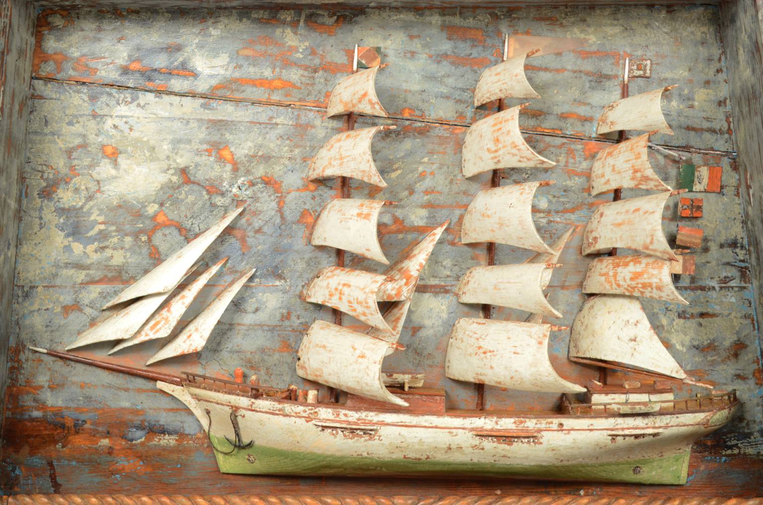 Nautical antiques/6328-Nautical diorama