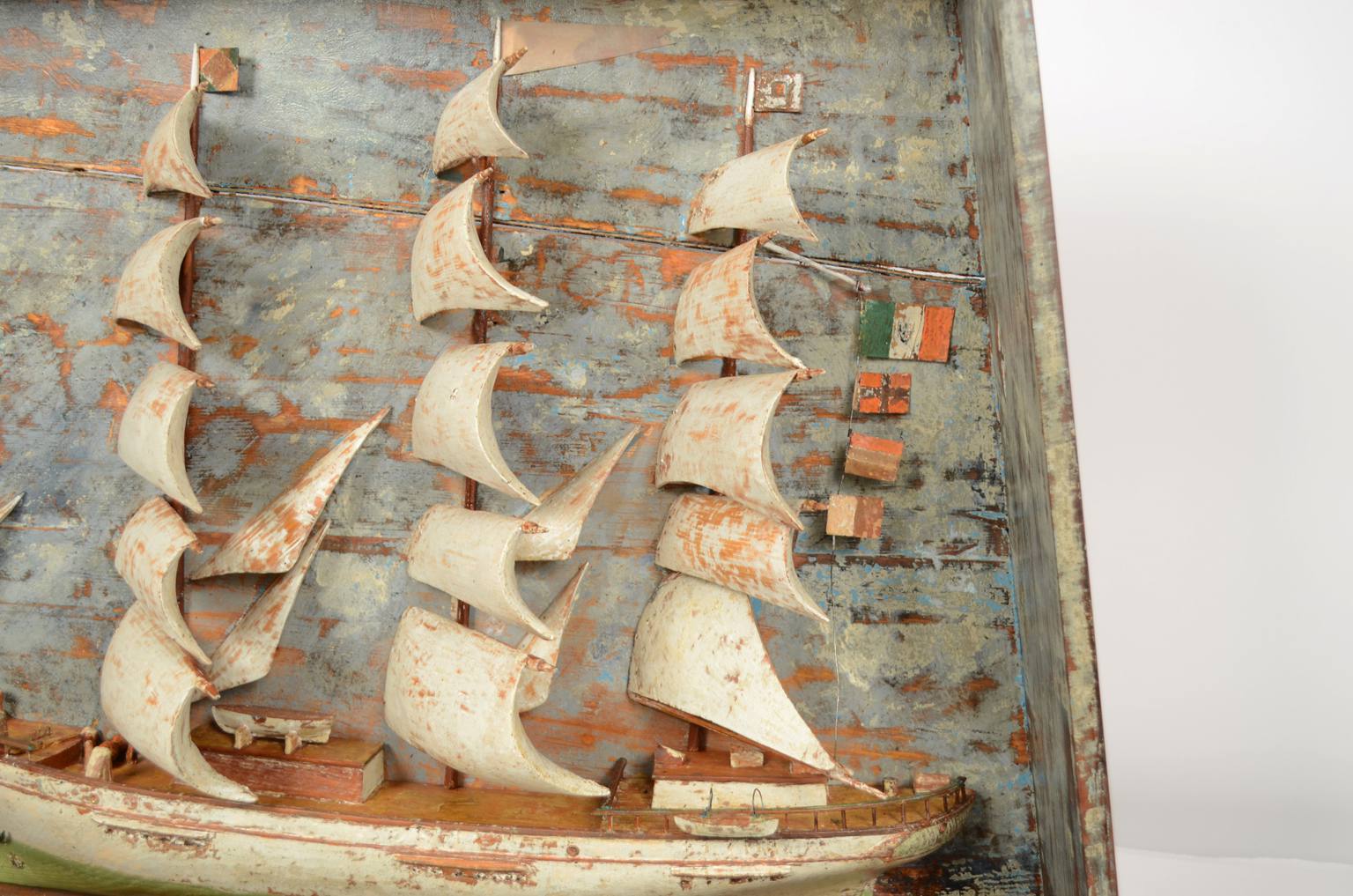 Nautical antiques/6328-Nautical diorama